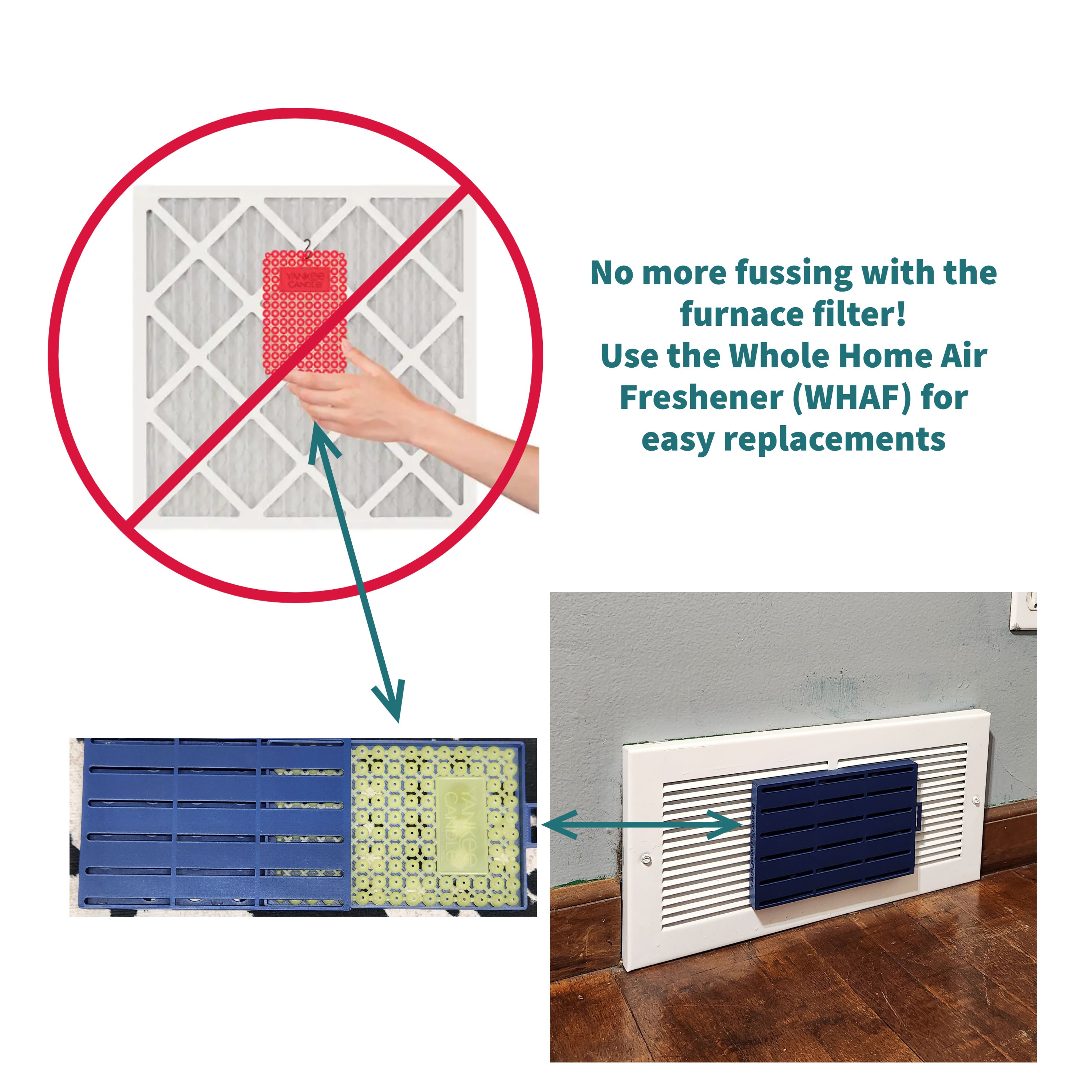 Whole Home Air Freshener, HVAC Scent Diffuser V2 the Original WHAF 
