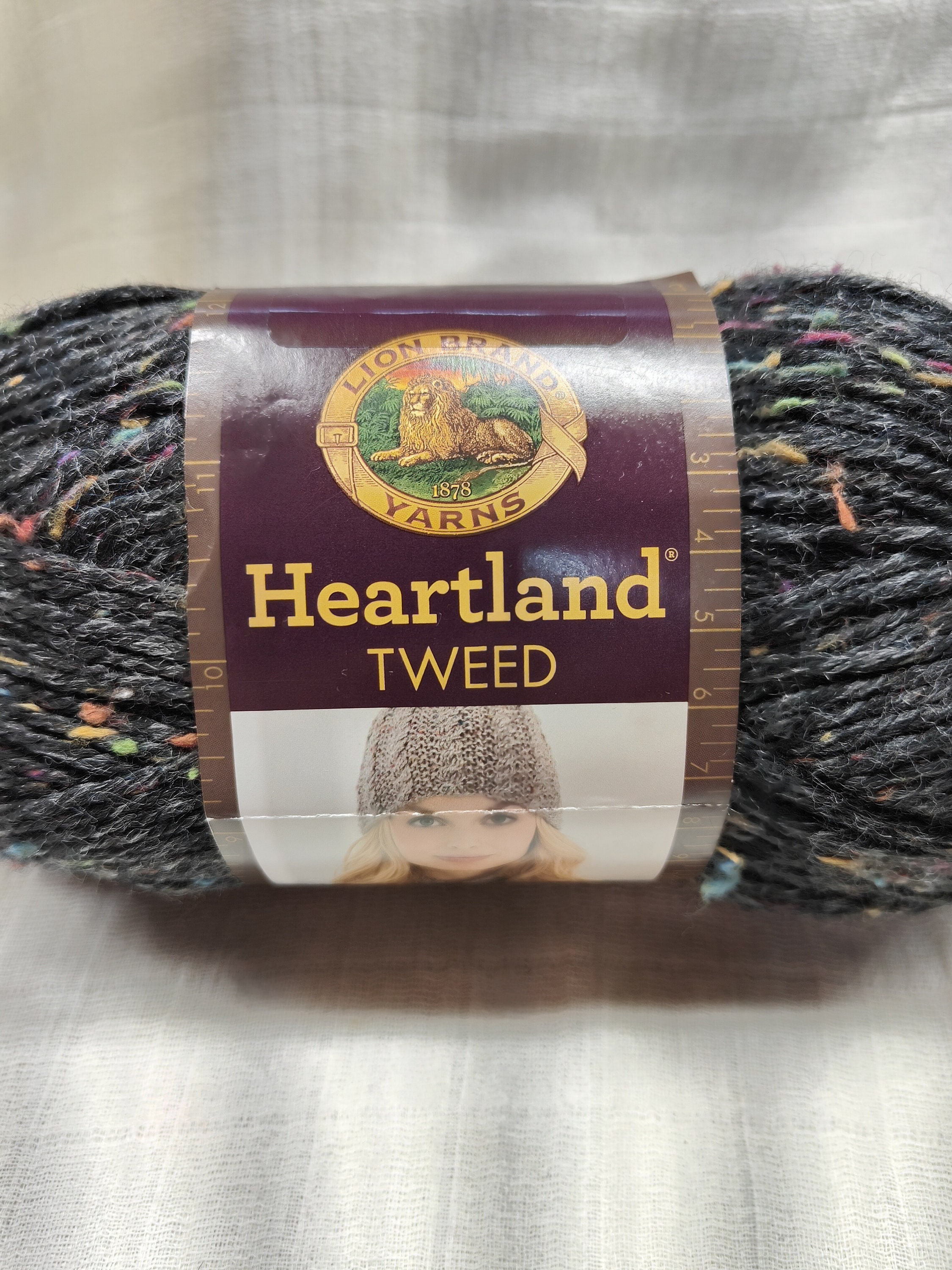 Lion Brand Yarn Heartland Yarn for Crocheting, Knitting, and Weaving,  Multicolor Yarn, 1-Pack, Rocky Mountains