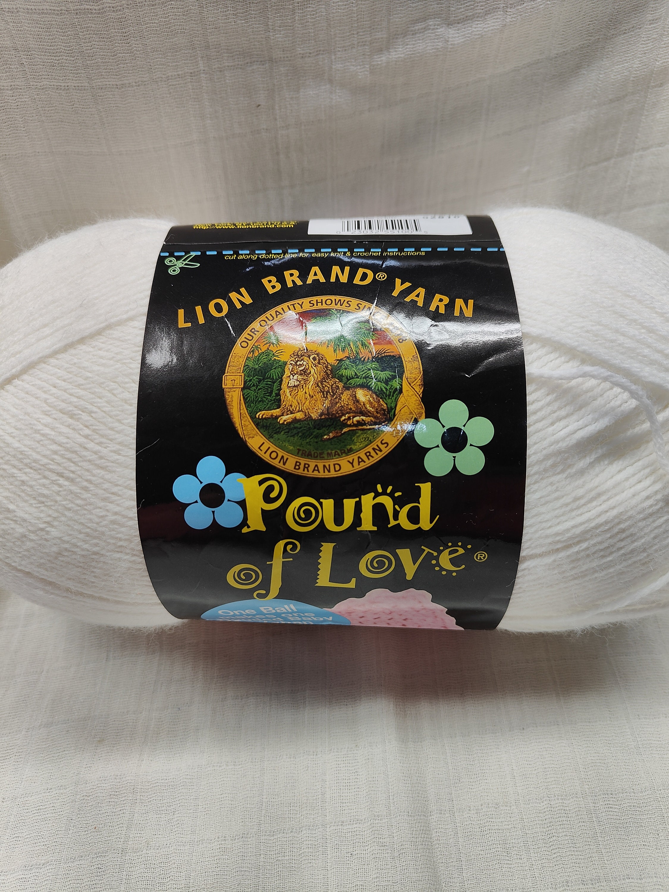 Lion Brand Pound of Love Baby Yarn - Black