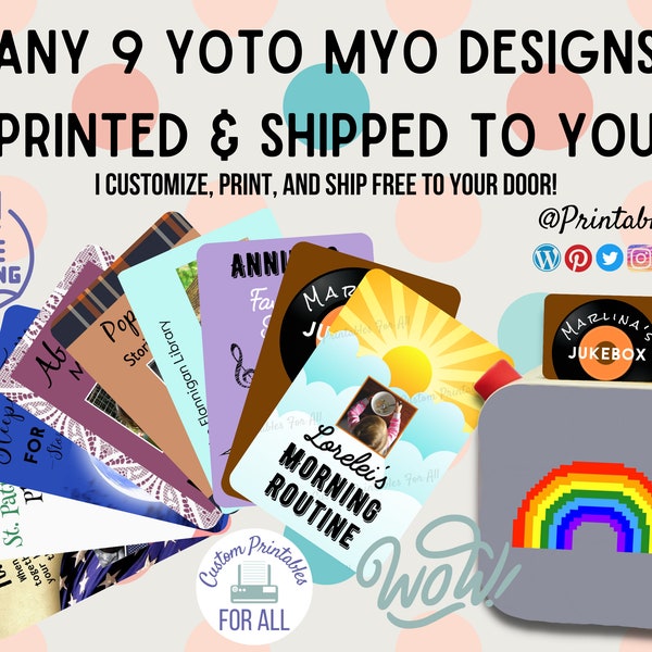 Yoto Card Stickers Etsy
