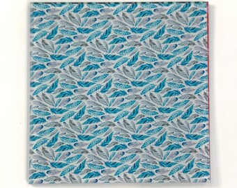 Frosted Feathers Pattern Acrylic