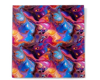 Electric Lava Pattern Acrylic