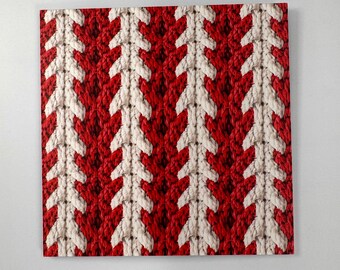 Noel Knit Pattern Acrylic
