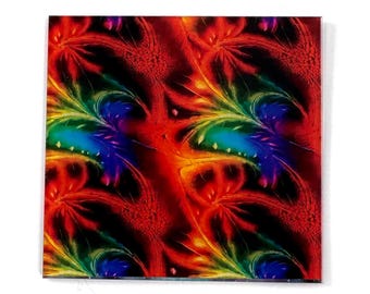 Firestorm Nebula Pattern Acrylic
