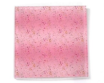 Pink Confetti Glow Pattern Acrylic