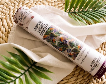 Dixie Belle Furniture Rub On Transfer for Painted Furniture - Tropical Leaves RETIRED