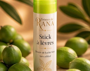 Soin réparateur nomade lèvres au beurre de karité pur - 5 ml - sans additifs - Végan - du Burkina Faso