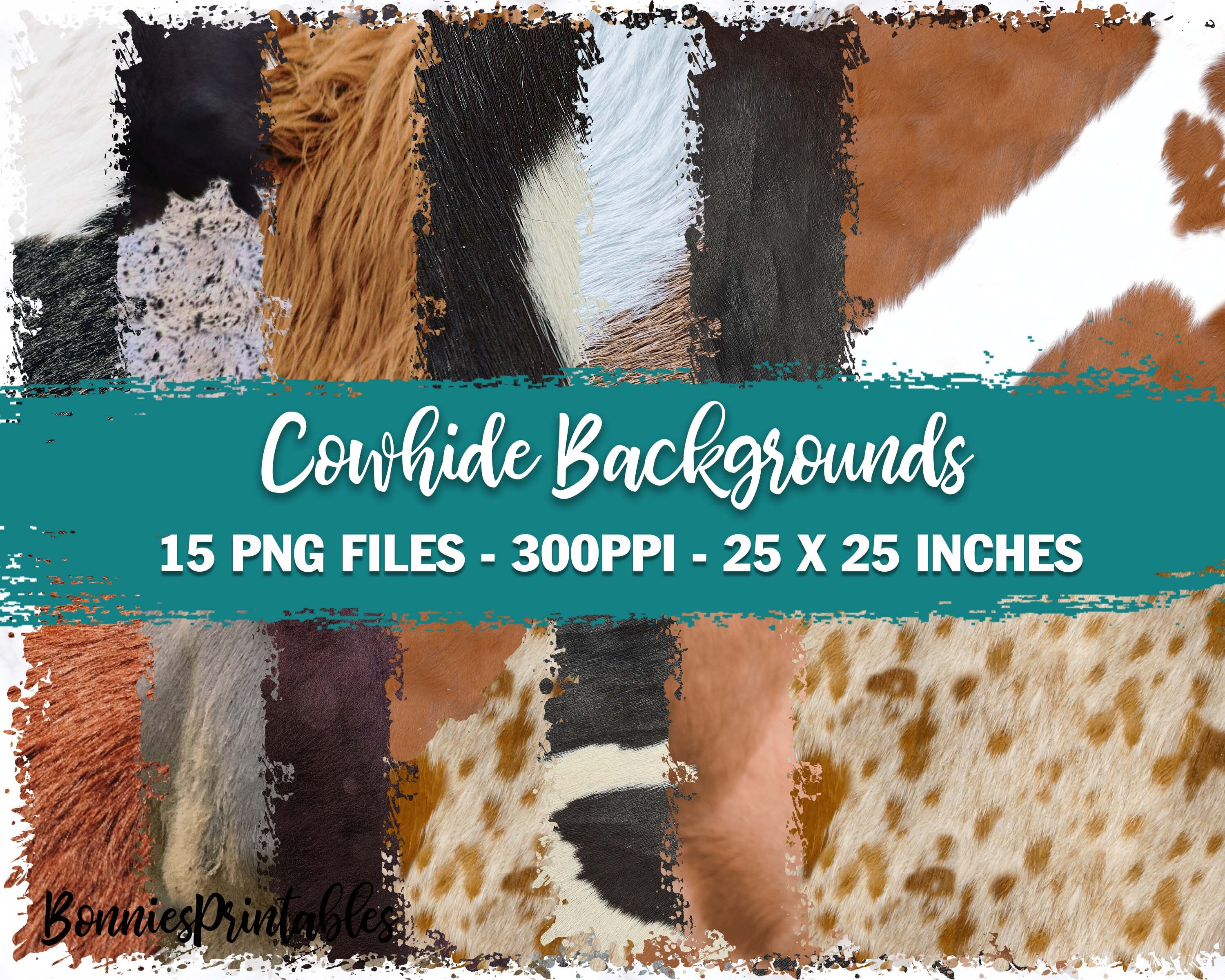 Cowhide PNG, Cowhide Sublimation, Western Backgrounds, Printable ...