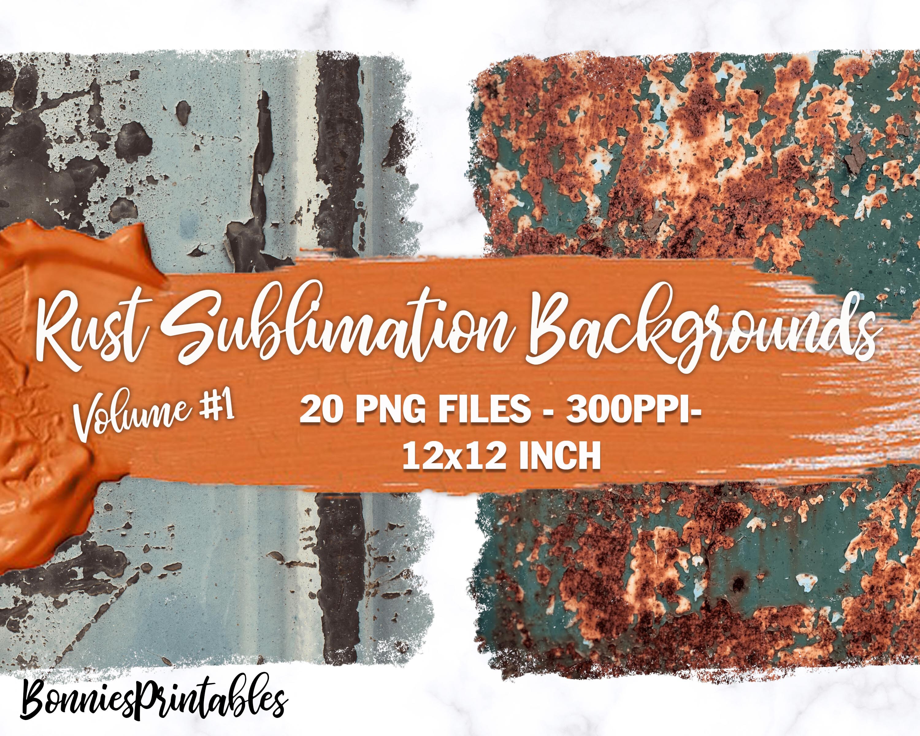 Rust Png, Rustic Digital Background, Rustic Sublimation Background ...