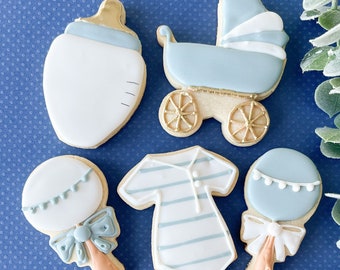 Baby shower cookies