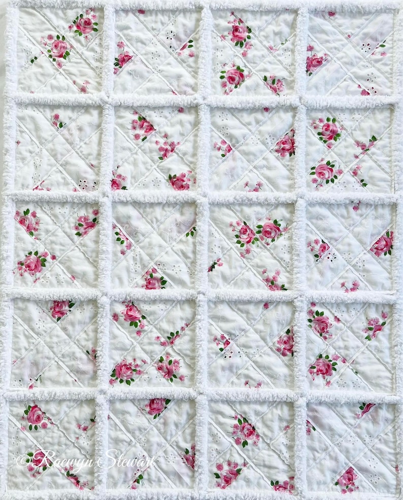 Rag Quilt Tutorial, Rag Quilting, Baby Quilts, Fluffy Seams, Quilt