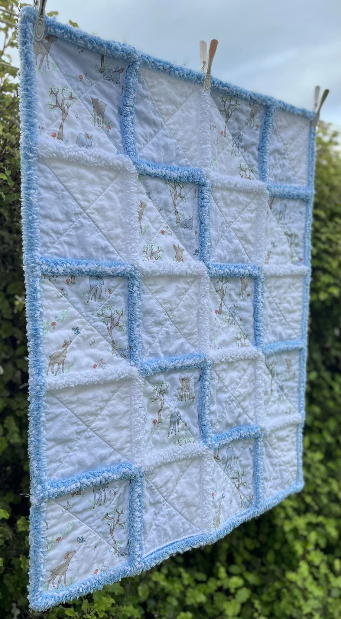 Rag Quilt Tutorial Rag Quilting Baby Quilts Fluffy Seams Etsy