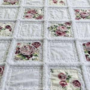 Tutorial de colcha de retazos, Acolchado de retazos, Edredones para bebé, Costuras esponjosas, Tutoriales de colchas, Edredones con efecto memoria, Ideal para principiantes, Regalos para recién nacidos, Edredones DIY