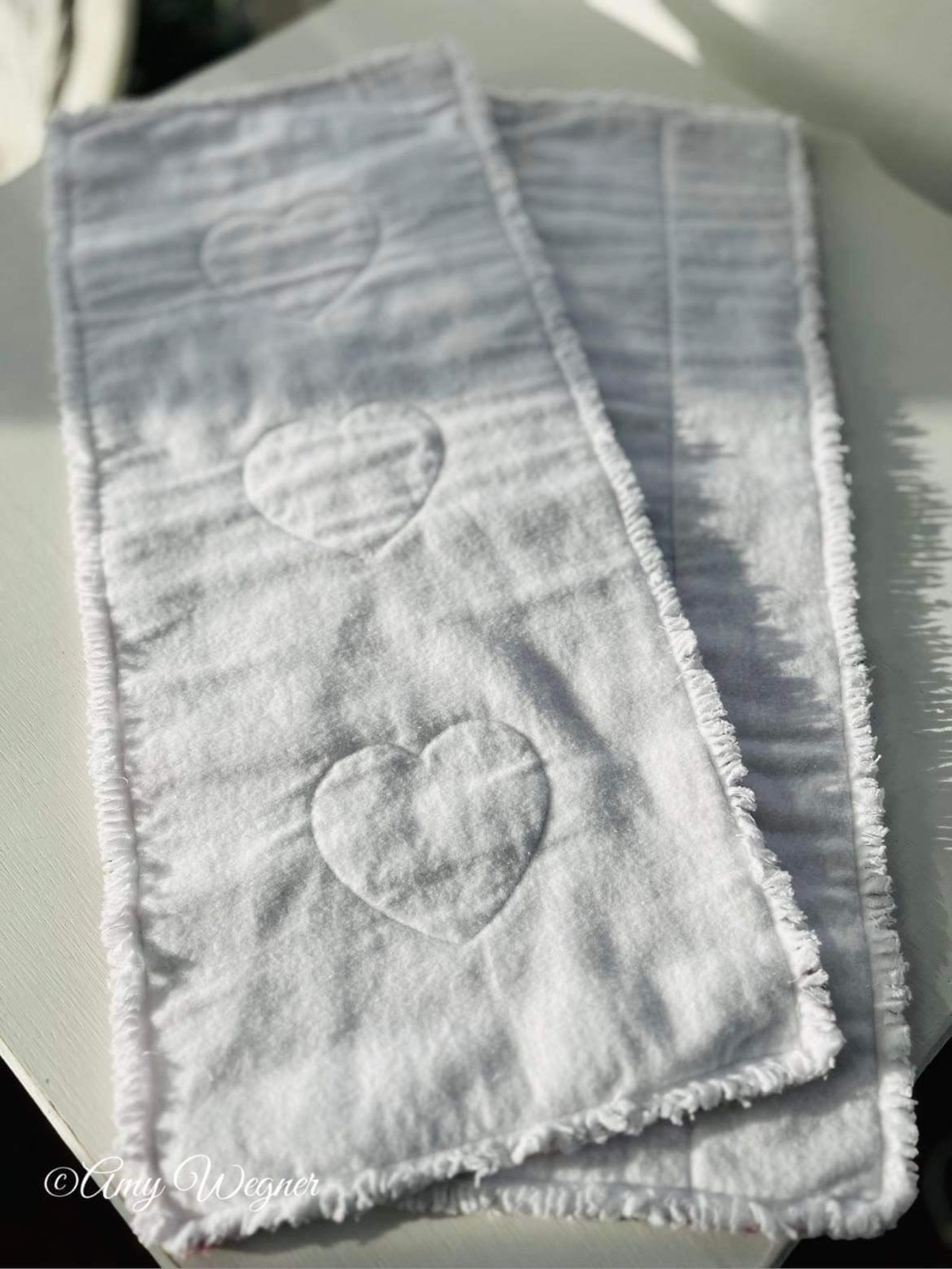 Ragged Quilted Burp Cloths Beginner Friendly Sewing Pattern Etsy