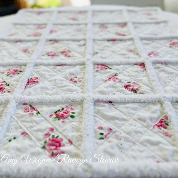 Quilthandleiding Charlee Rag, lapquilten, babyquilts, pluizige naden, quilttutorials, Charlee lap quilt, beginnersvriendelijk, cadeau nieuwe baby