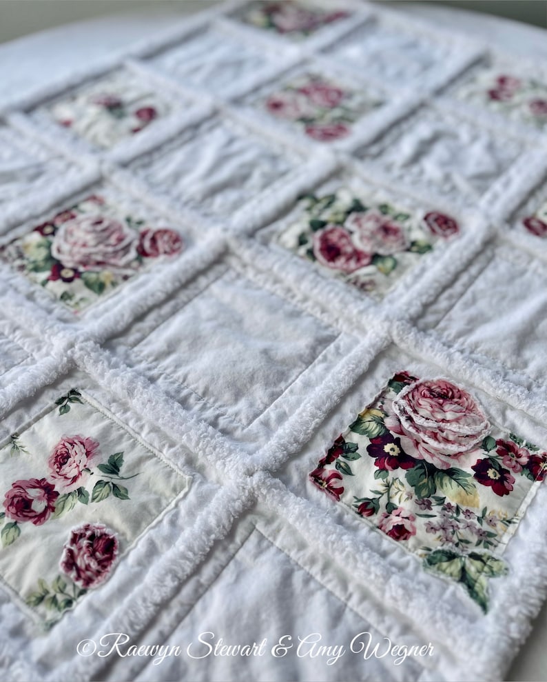 Rag Quilt Tutorial Rag Quilting Baby Quilts Fluffy Seams Etsy