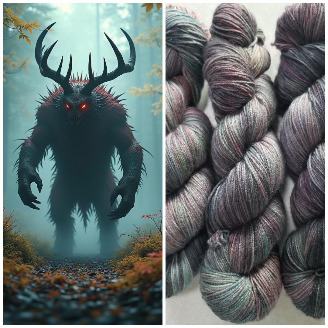 Cryptid: Hand Dyed Variegated Yarn - Single Batch - Fingering Weight ...