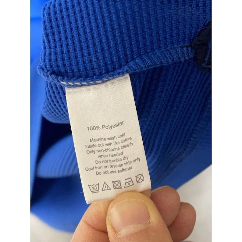 Alo Polo Shirt Men XXL Royal Blue CoolFit Performance Yoga Anti Microbial Active image 7