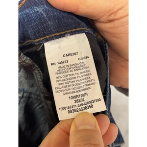 Wrangler Jeans Men 38x32 Blue Denim Retro Relaxed Boot Cut Whisker 10WRT20JH image 10