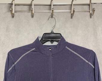 TASC Pullover Men S Blue Active Carrollton 1/4 Zip Lightweight Sweatshirt Bamboo