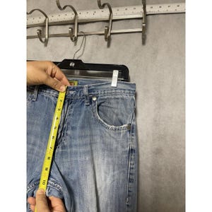Wrangler Jeans Men 32X34 Blue Denim 20X Bootcut Cowboy Western Ranch Distressed image 5