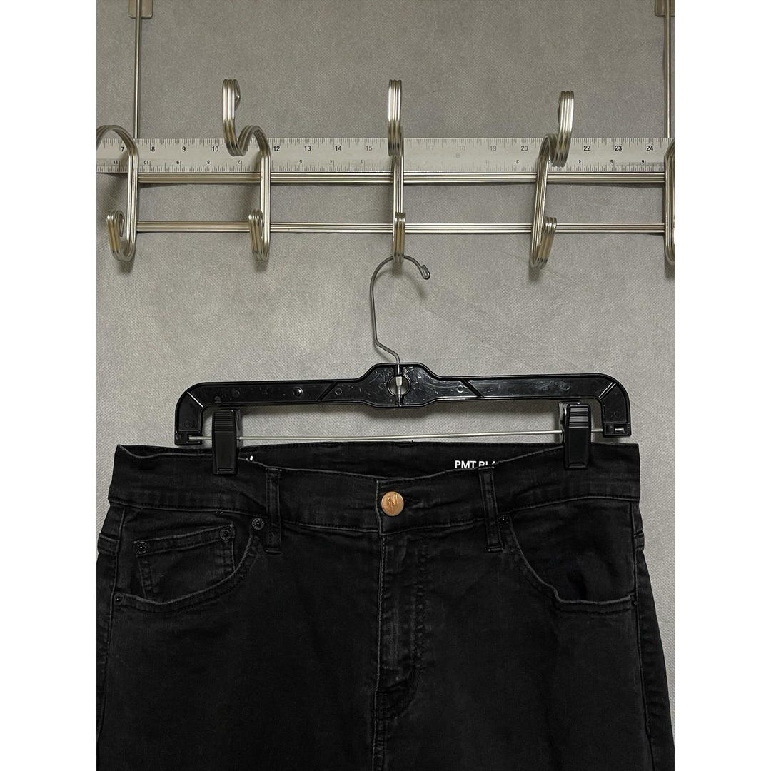 Mugsy Jeans Men's 32X29 Black PMT Clutch Denim Pants Straight Casual ...