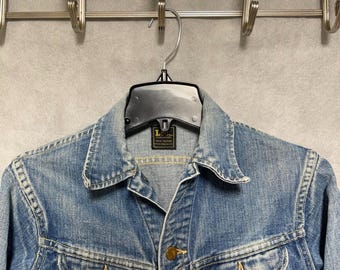 Vintage 60s Lee 101-J Denim Jacket / Size 42 / Made in USA / View