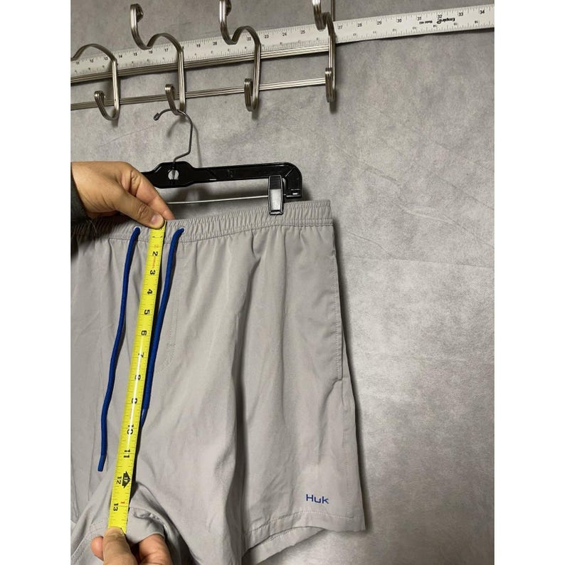 Huk Shorts Men XL Volley Fishing Swimming Trunks Pursuit Performance Brief Lined image 6
