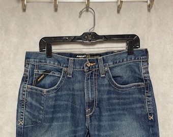 Ariat Jeans Men 32X32 Rebar M5 Relaxed Straight Workwear Chore Utility Loop Lock