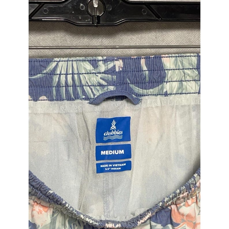 Chubbies Shorts Men's M Active Mesh Swim Trunks Brief Lined Floral Hawaiian 30 image 9