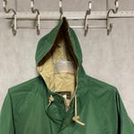 Green Rain Coat