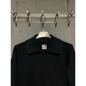 Under Armour Jacket Men XL Black Full Zip UA Tech Fleece Track Mock Neck Active