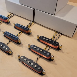 Skywood Pickups - &quot;Serranos&quot; Stratocaster pickup set - Made in USA - Boutique grade custom wound - matched set pickup guitar