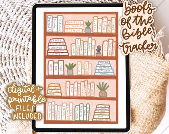 Rastreador de lectura de la Biblia / Estantería de la Biblia