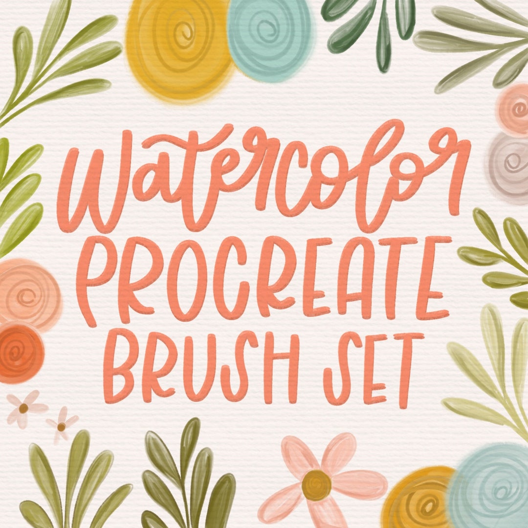 Watercolor Procreate Brush Bundle / iPad Download / Instant Download - Etsy