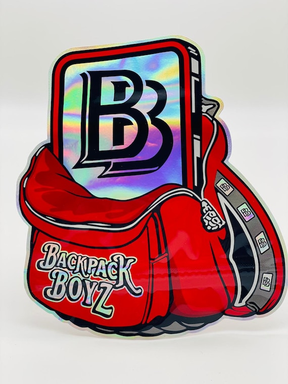 50 Backpack Boyz Shape Empty Mylar Bags 3.5 Gram Etsy