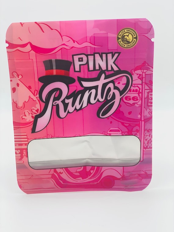 50 Pink Runtz Empty Mylar Bags 3.5 Gram Etsy