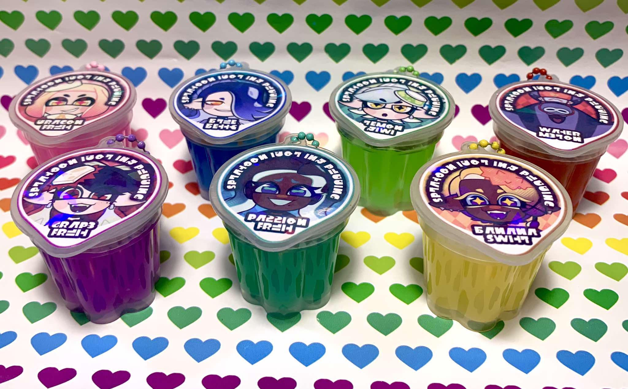 SPLATOON || Jelly pudding keychain