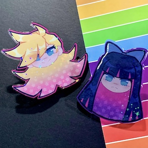 PASWG Panty & Stocking | JUMBO Acrylic Pin