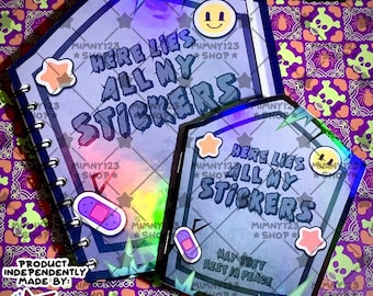 MADE TO ORDER | Reusable Sticker book | Sticker Album