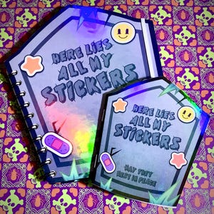 MADE TO ORDER | Reusable Sticker book | Sticker Album