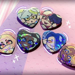 SPLATOON // Insignia de corazón holográfica