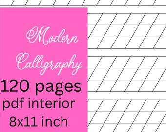 Modern Calligraphy Practice Notebook