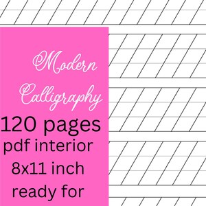 Carnet de pratique de la calligraphie moderne