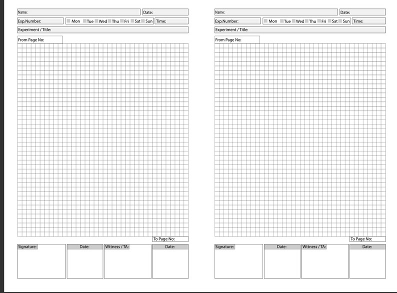Laboratory Notebook for Doctors and Nurses - Etsy