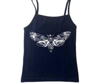 deathmoth tank top |||| alternative fashion