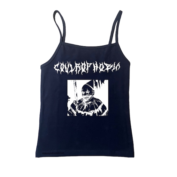 Coulrophobia clown fitted tank top ||||||||||||||||||||||||| alternative clothing