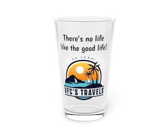 VFC's Travels "Ah Yeah!" Pint Glass, 16oz