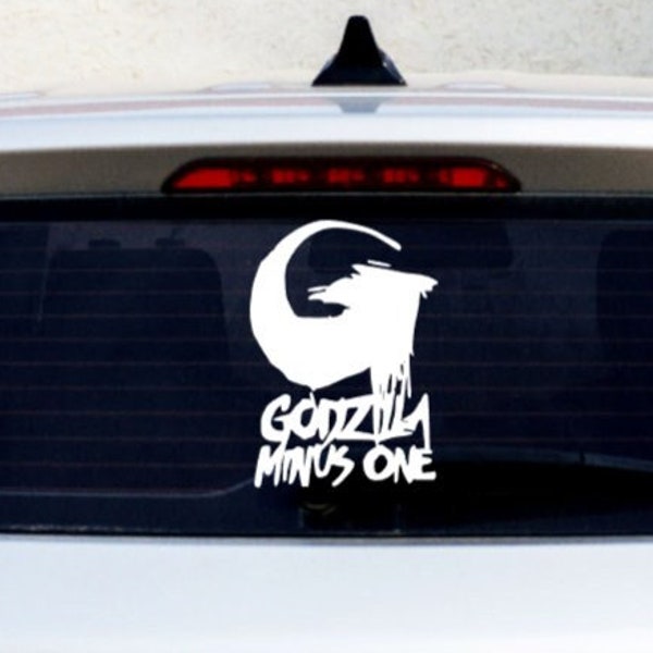 Godzilla Minus One, Godzilla -1,  Vinyl Decal, Permanent/Removable, Kaiju, Holographic ,Iron-on, Kaiju for Car, Truck, Window Laptop Shirt