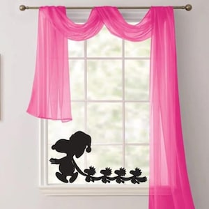Snoopy Woodstock Christmas Winter  Silhouette, Vinyl Decal, Removable, Permanent ,Window Cling  Fun Christmas decor